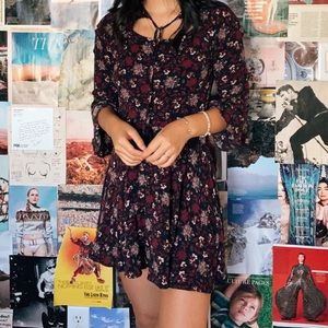 american eagle floral dress !